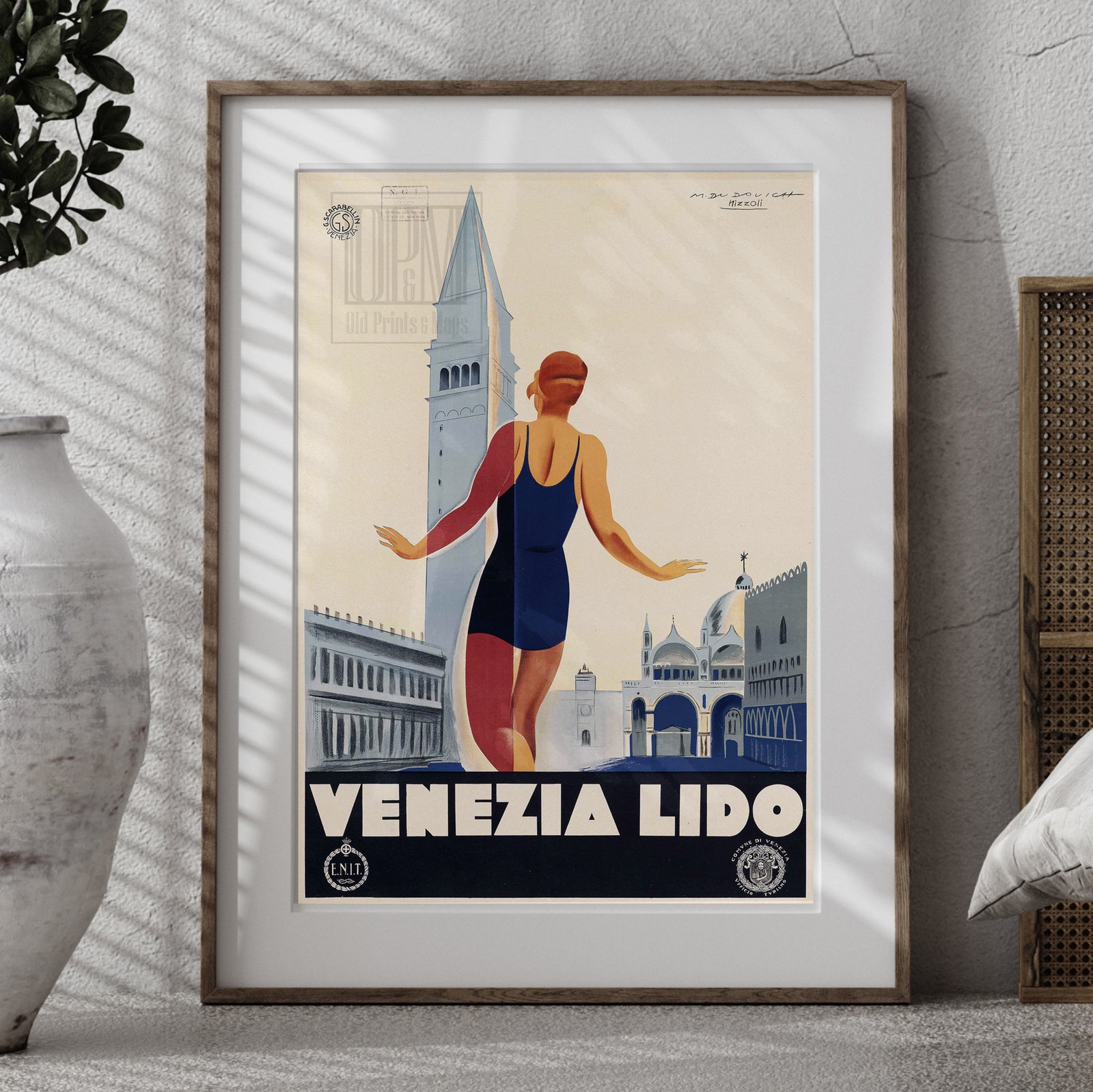 Venezia Lido | Dudovich & Nizzoli | 1930 | Vintage Travel Poster